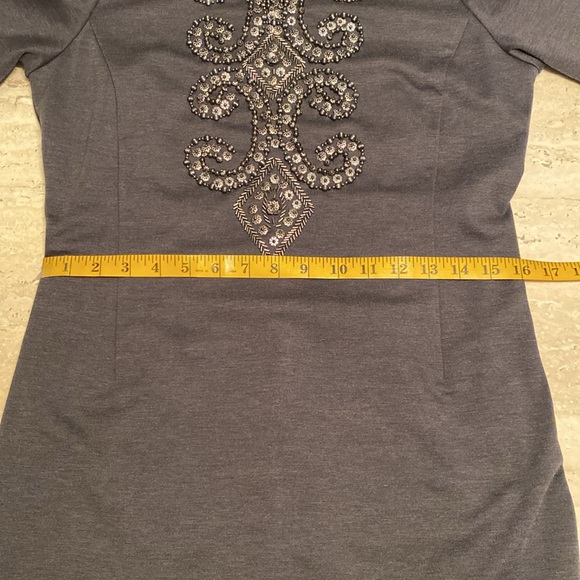 NWOT Ellen Tracy beautiful embellishment on front, measurements in photos - Picture 7 of 12